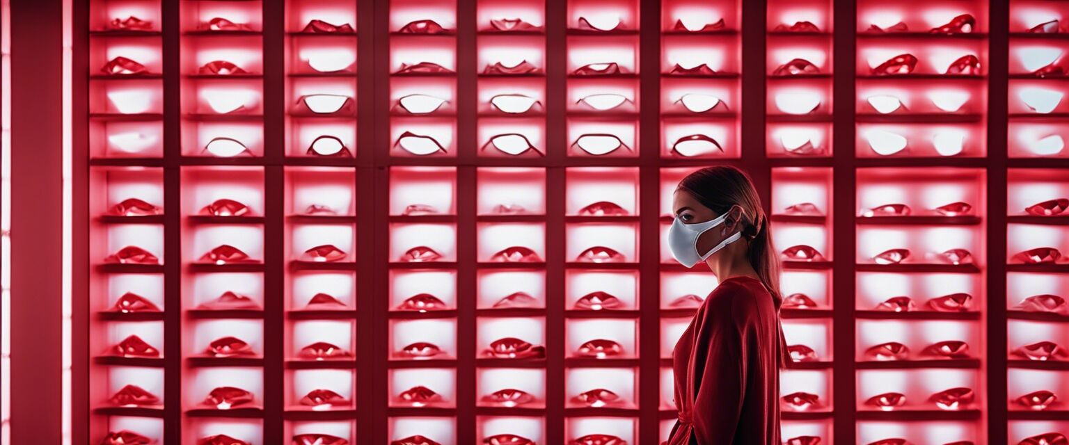 Red light therapy masks