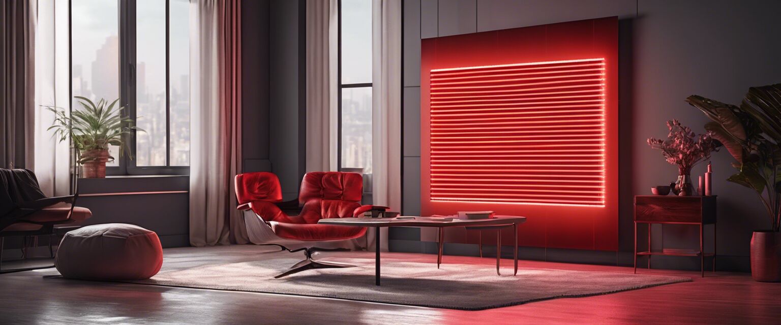 Red light therapy panel